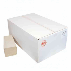 Handdoekpapier Z-vouw 1 laags naturel