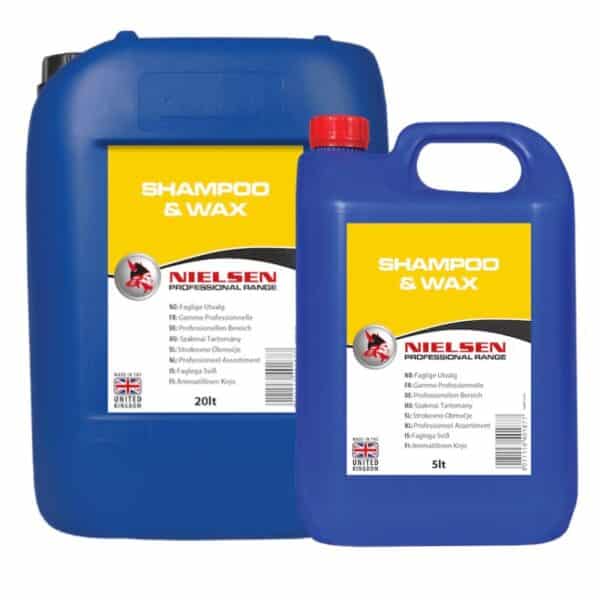 Car shampoo en wax
