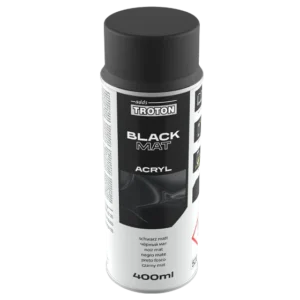 Adds Troton Mat Zwart Lak in Spuitbus – 500ml